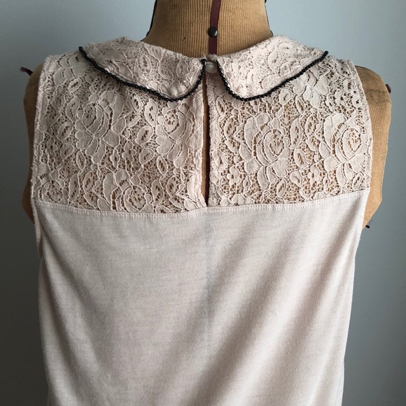 Princess Vera Wang Med Blush Sleeveless Lace Top - Picture 4 of 12